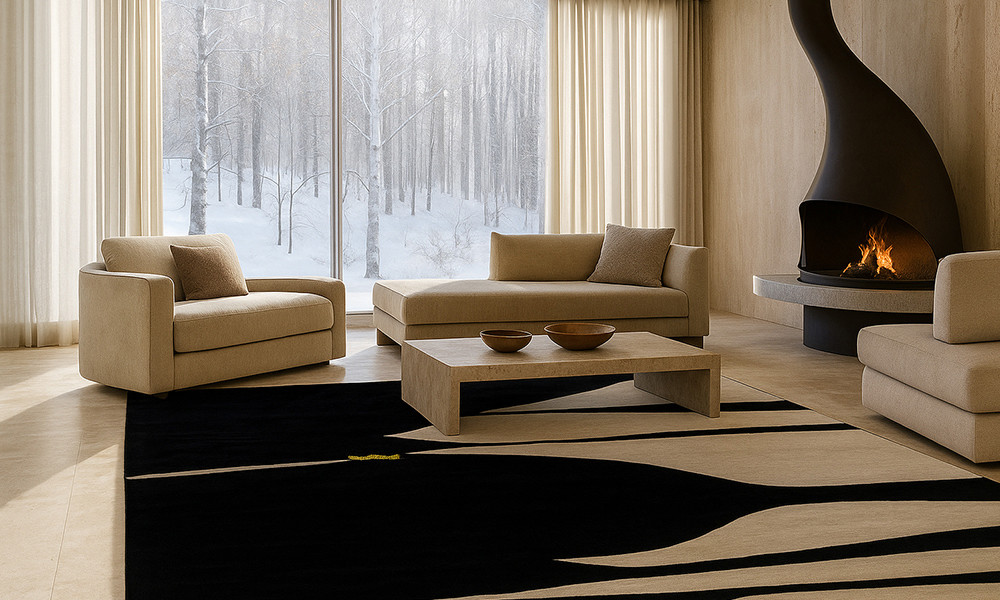 How do rugs help to keep your home warm in winter?
